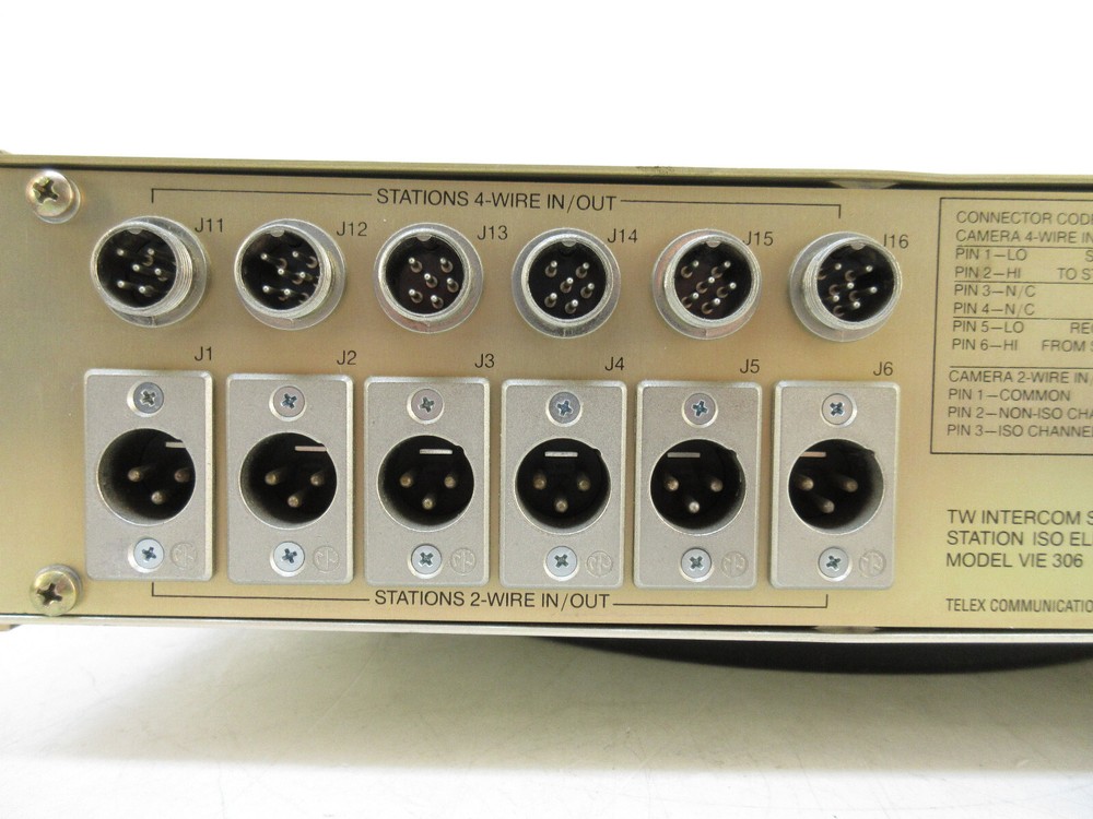 RTS Systems TW Intercom System - Station ISO Electronics - Model VIE 306