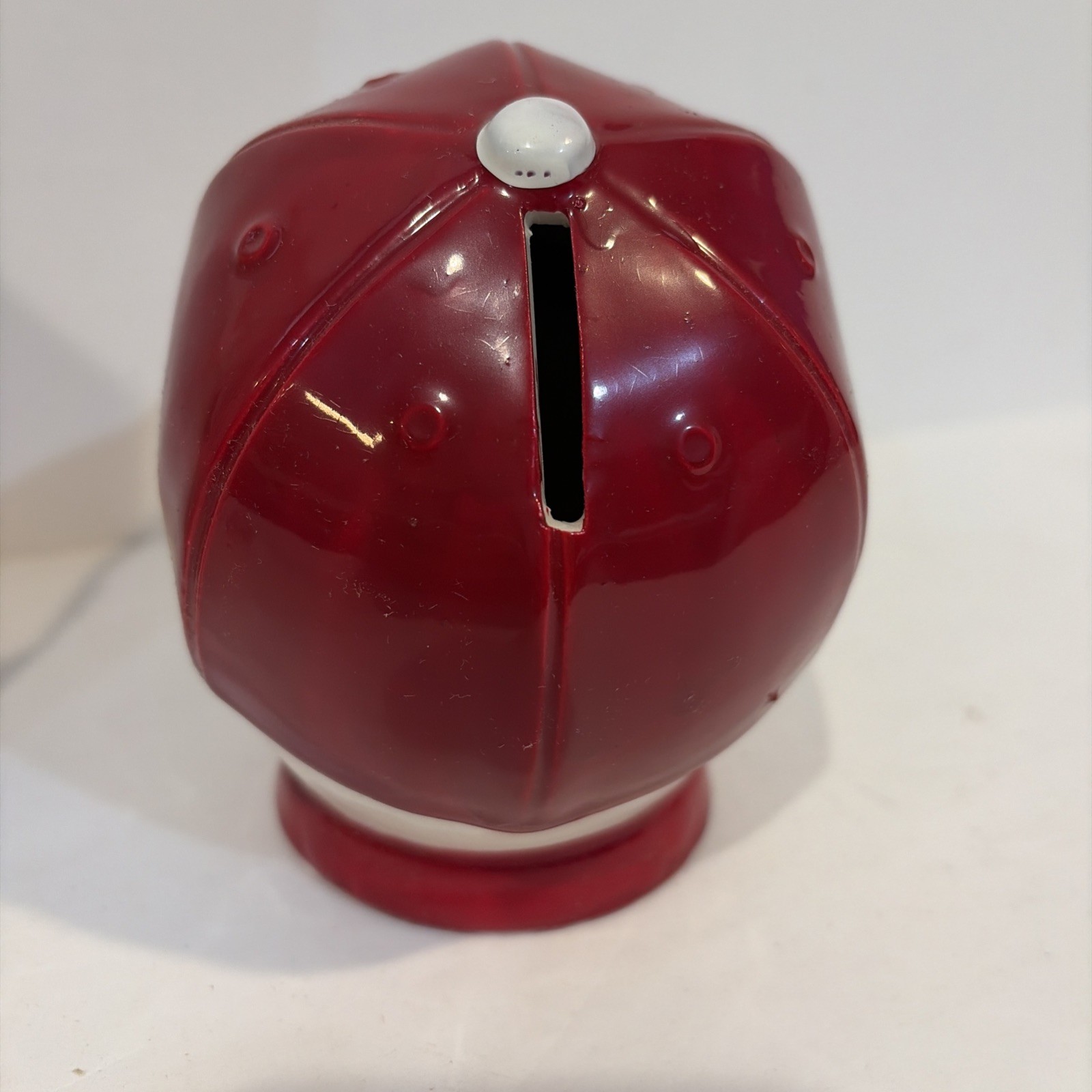 VTG First Pennsylvania Bank Philadelphia Phillies Ceramic Coin Baseball Cap WDWK