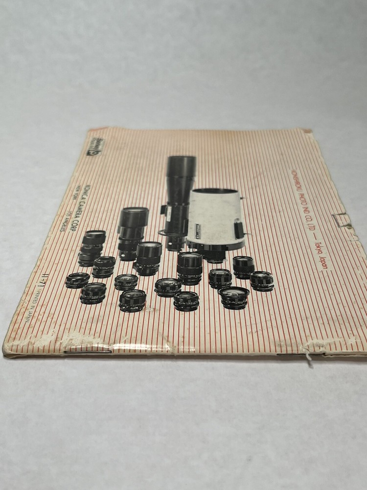 Konica Autoreflex T Instruction Booklet