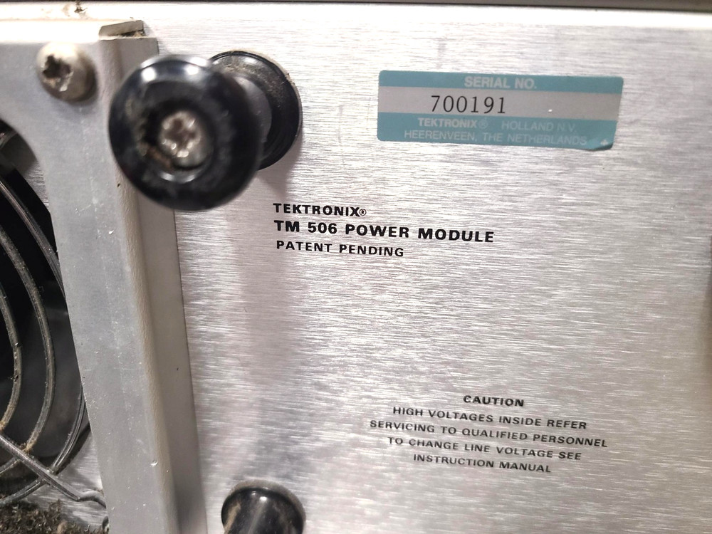 Tektronix TM506 Chassis Mainframe Module for TM500 Test Measurement System