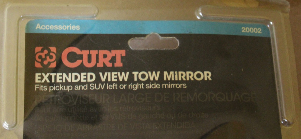 CURT 20002 EXTENDED VIEW TOW MIRROR