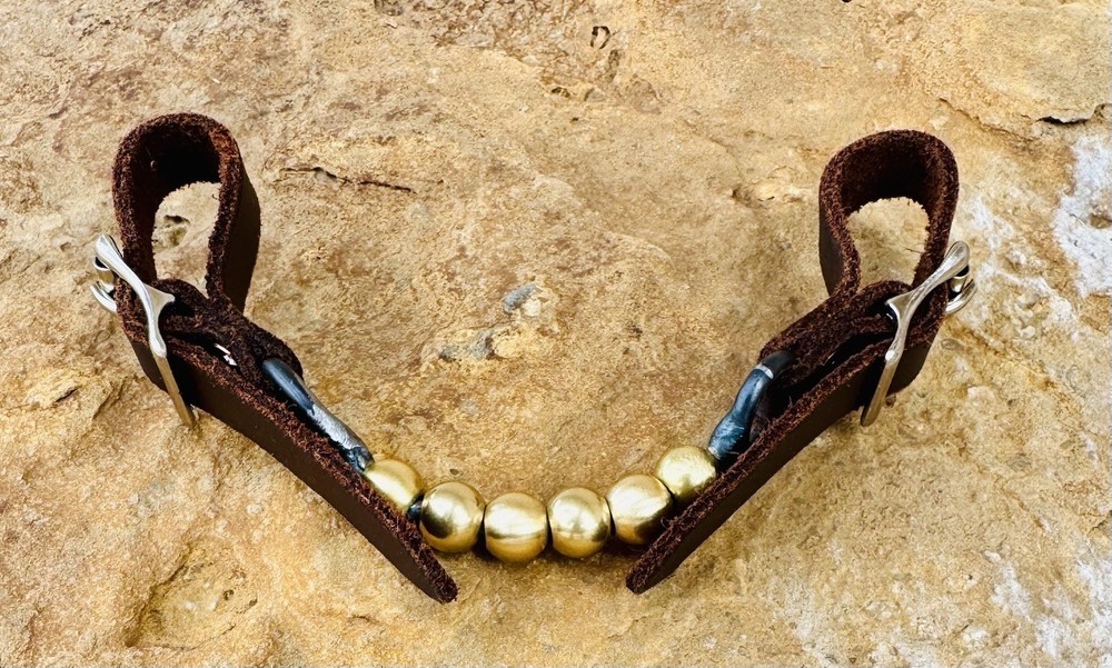 Brass Ball Curb Strap.