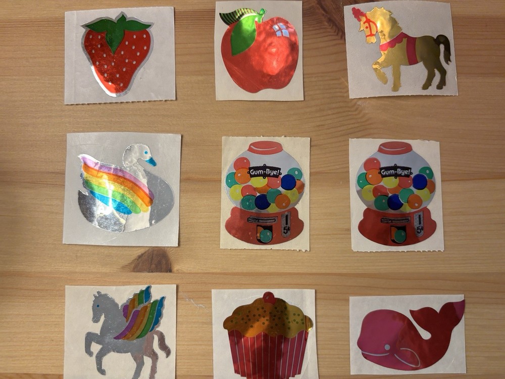 Vintage Sticker Set Lot Rares