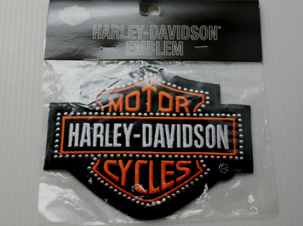 Harley Davidson  Studded Bar & Shield  Patch  / Emblem