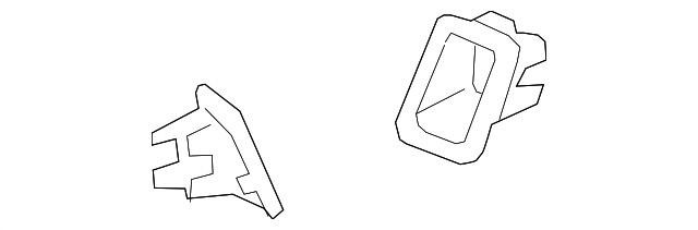 Genuine License Plate Light Lens INSERT (Left Rear) 52156-0C040