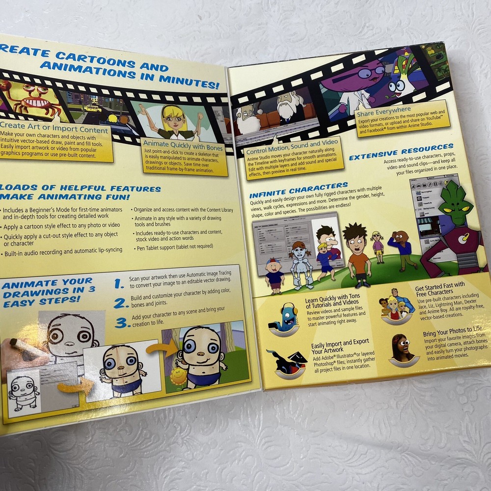 Smith Micro Anime Studio Debut 8 (Retail,1 User) - Full Version for Mac, Window…