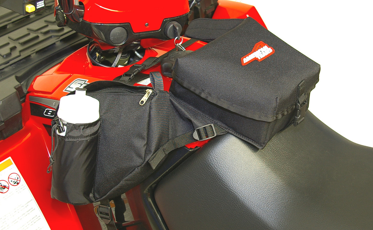 American Trails ATV Tank Saddle Bag Black Four Wheeler Luggage Fender Pack Case