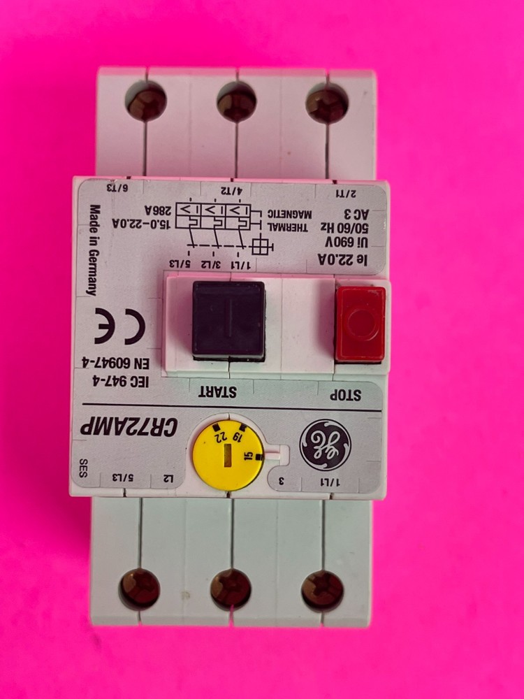 GE CR72AMP Manual Motor Controller 15-22 Amp Range Starter