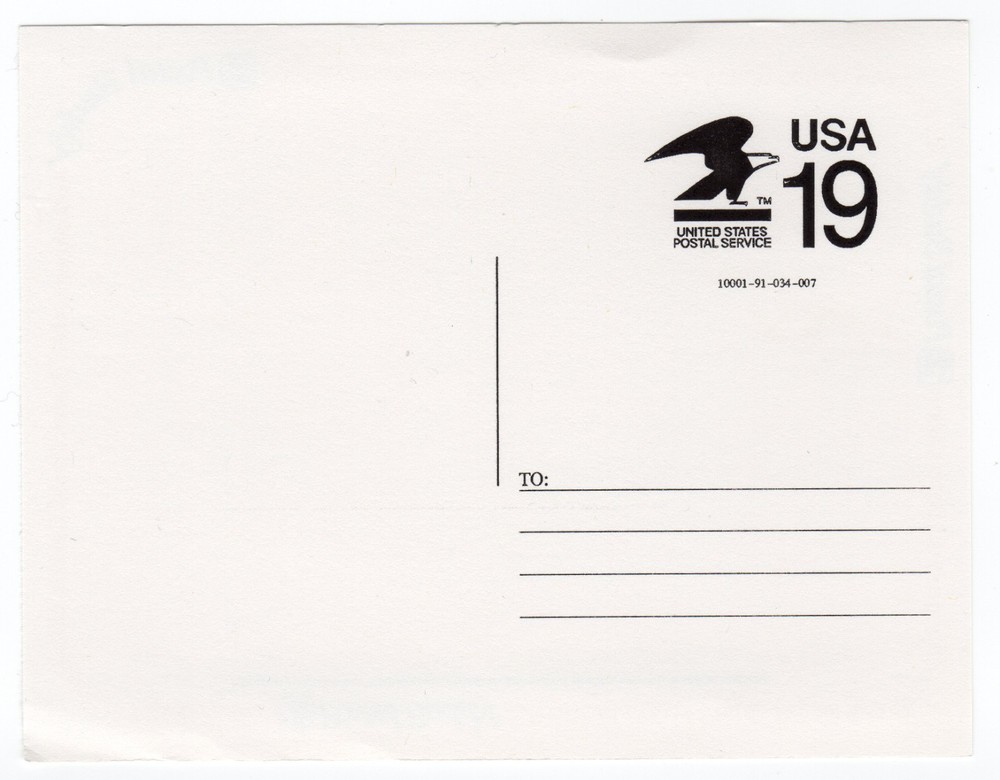 Scott #CVUX2 Postal Buddy Address Change Eagle Card