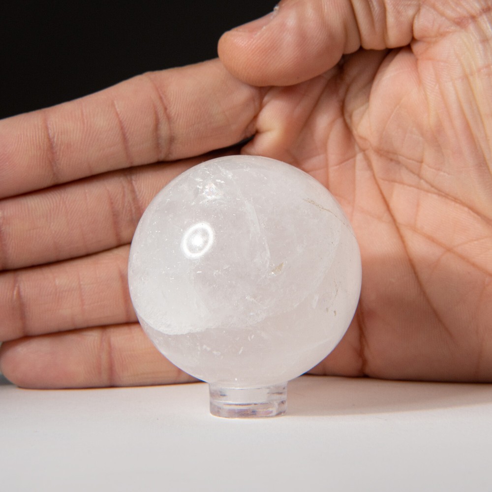 Genuine Polished Clear Quartz (2") Sphere