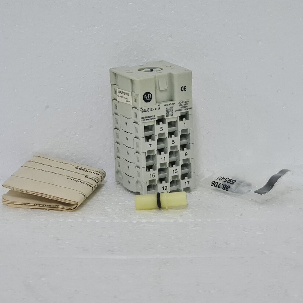 Allen Bradley 194L-E12-4503 Inductive Load-Rated Control/Load Switch
