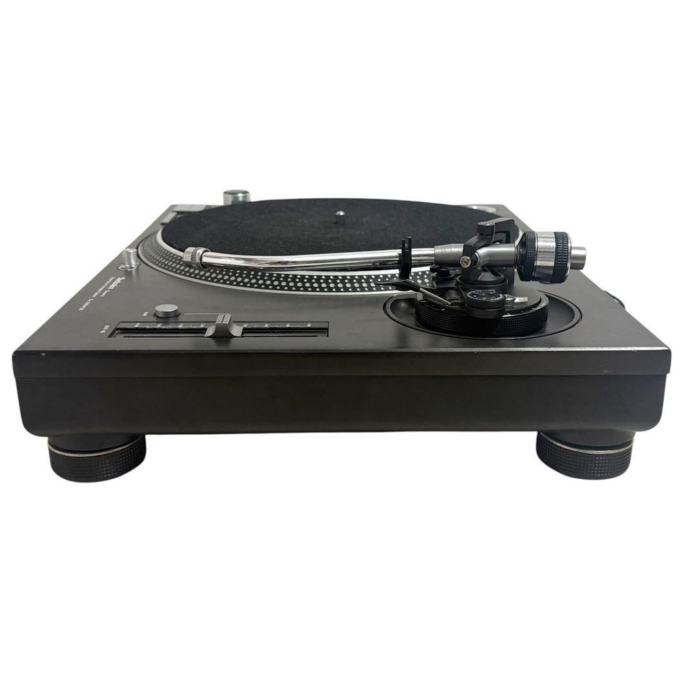 Technics SL-1200MK3D Direct Drive DJ Turntable Black Quartz Tested Working