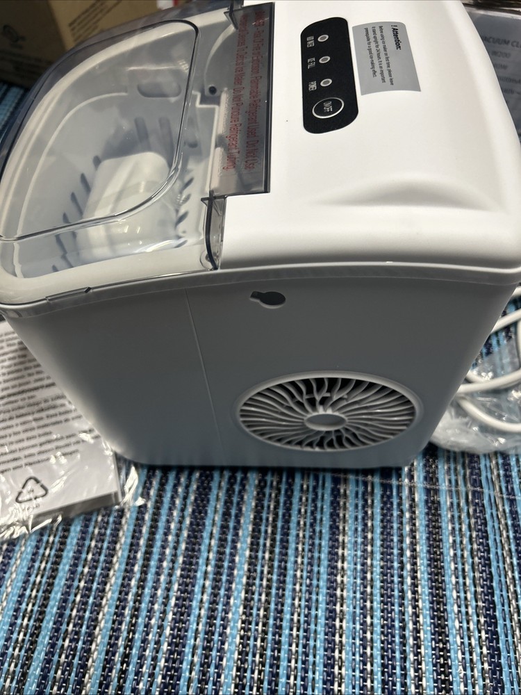 Portable Ice Maker Countertop, 9Pcs/8Mins, 26lbs/24H