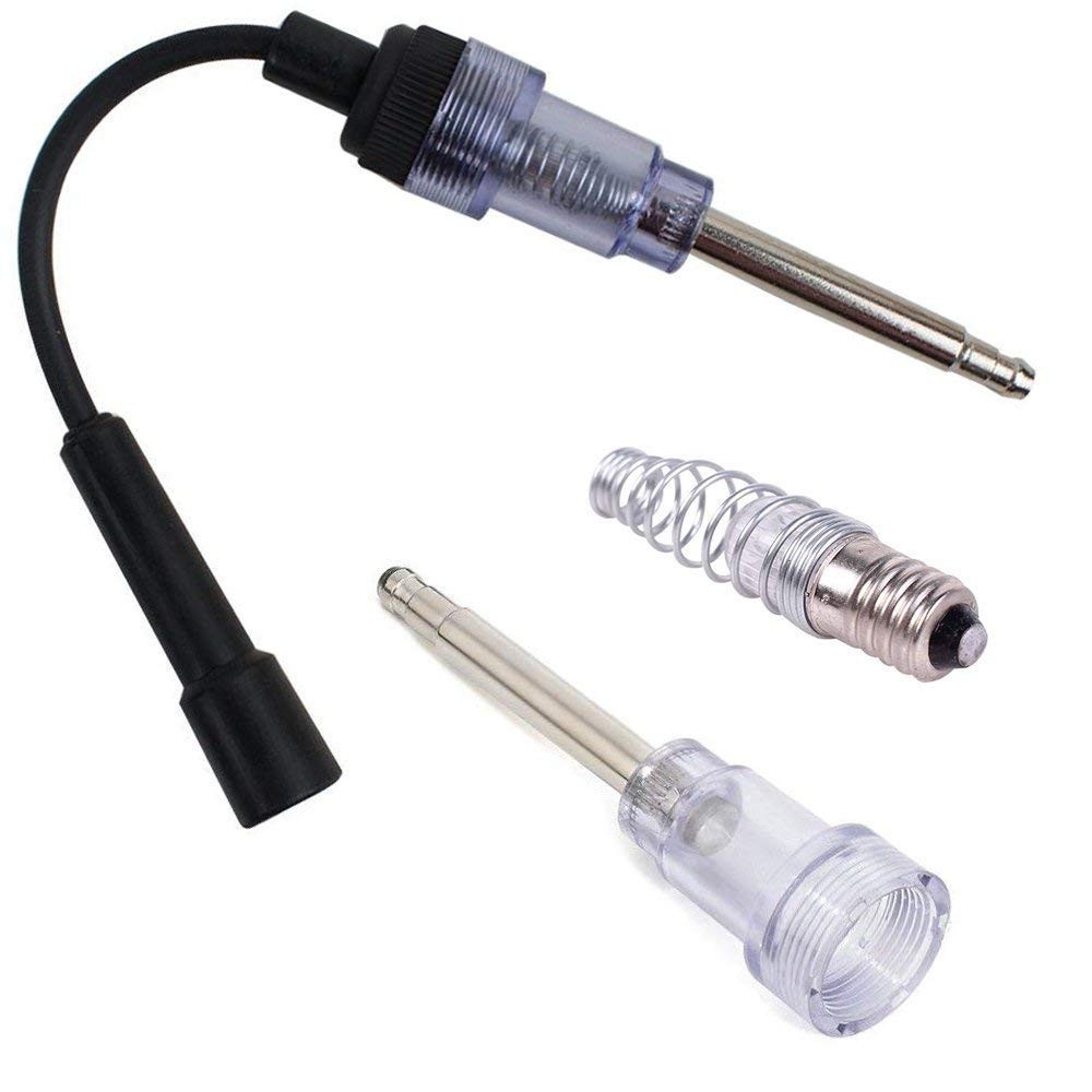 Inline Spark Plug Tester & Carburetor Cleaner Kit - 6-12V Engine Diagnostic Tool