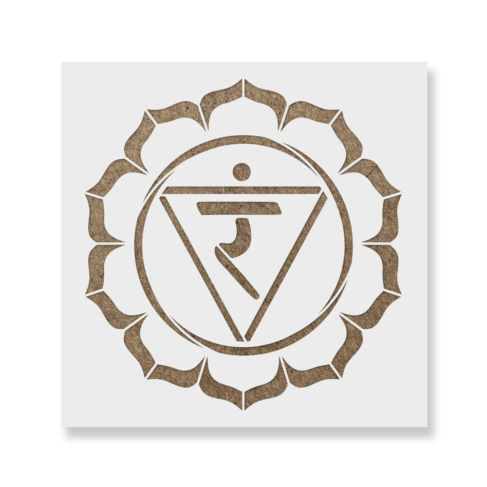 Manipura Solar Plexus Chakra Stencil