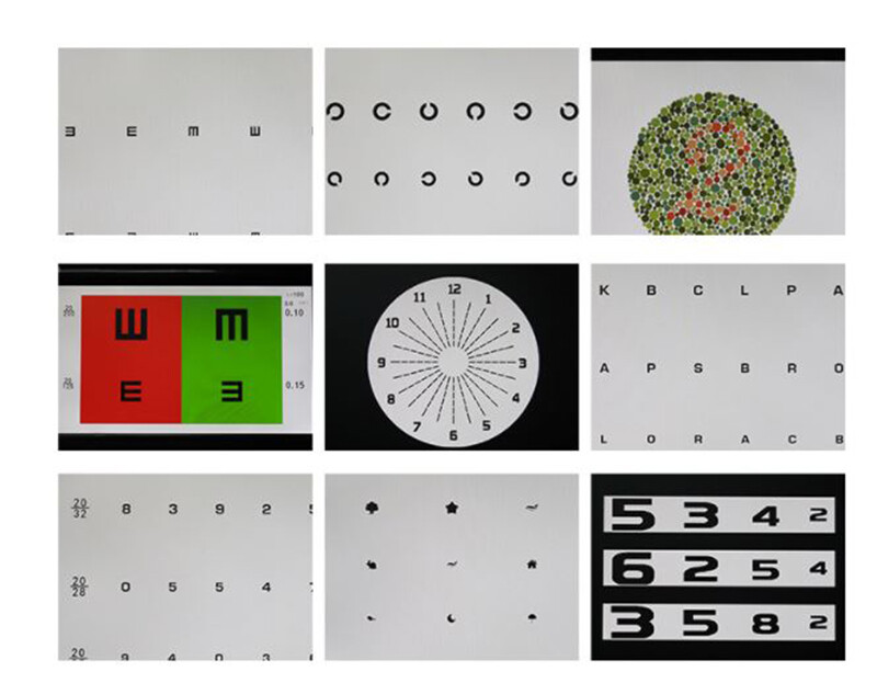 Multi-function 18.5" LED Display MICRO Chart Projector Eye Chart 1m-6m Optometry