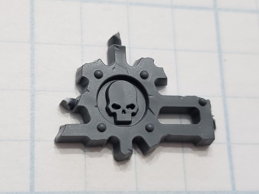 Warhammer 40k Boarding Action Bits Void War Base Terrain Skull Deck Piece #06