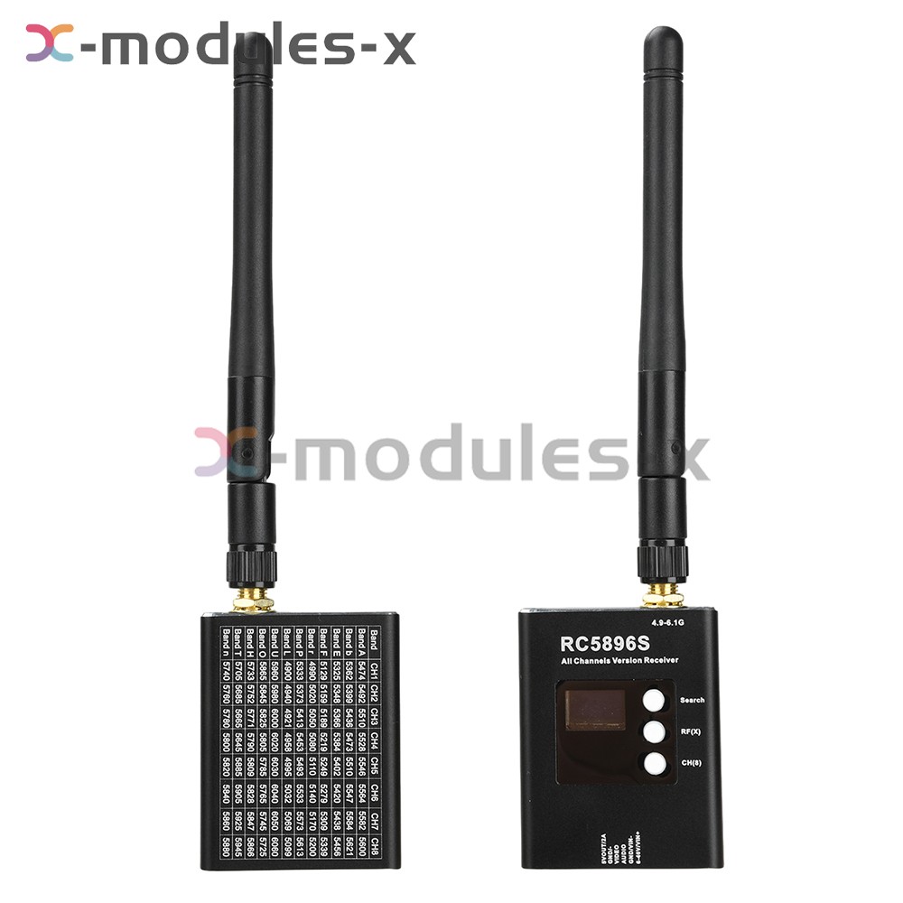 DC6-40V RC5896S Receiver 5.8GHz Video Receiver Transmitter With Antenna