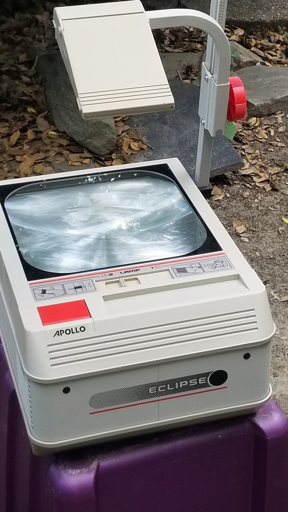 VINTAGE APOLLO ECLIPSE EDUCATIONAL OVERHEAD PROJECTOR SCHOOL ROOM