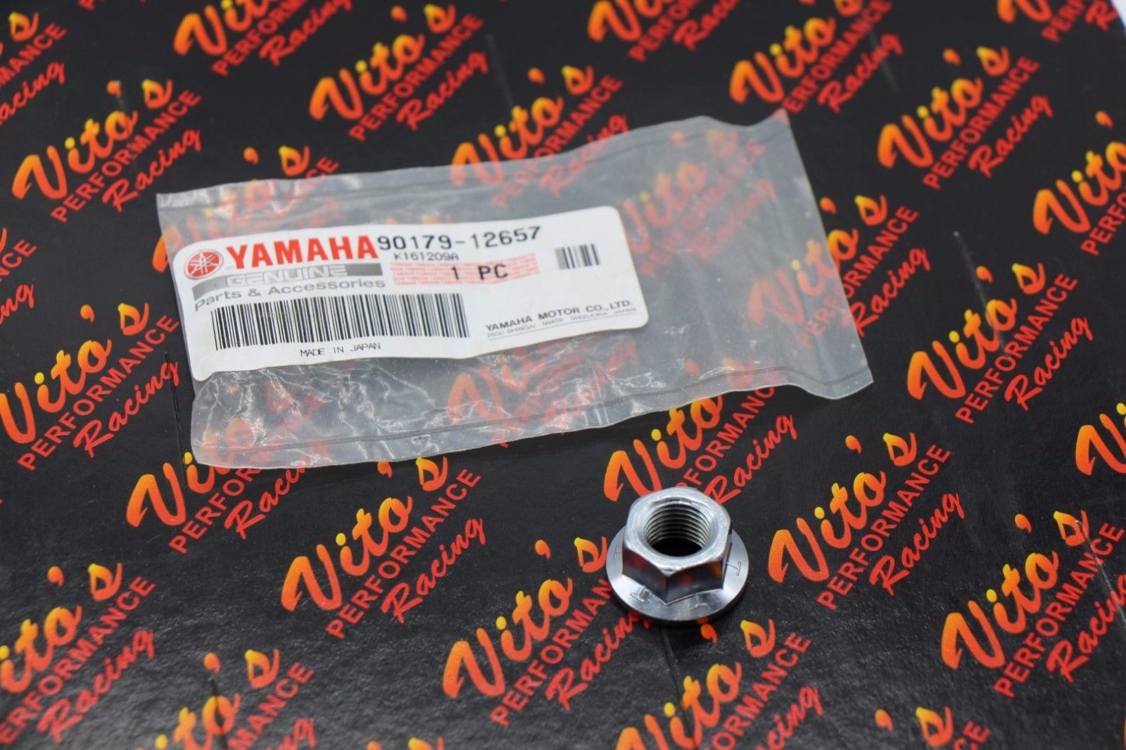 NEW YAMAHA BANSHEE FLYWHEEL NUT FOR CRANK - OEM ORIGINAL FACTORY 90179-12657-00