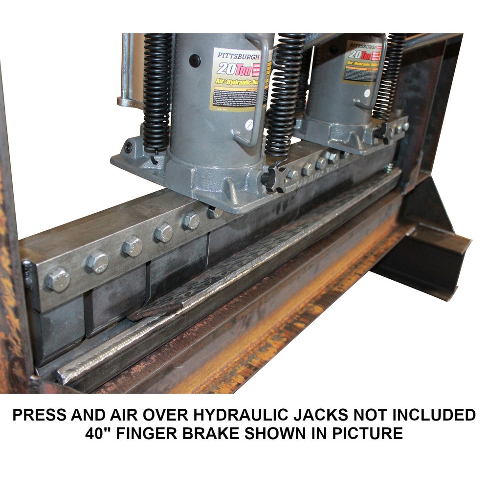 40" Press Brake DIY Builder Kit Builder Kit With Adjustable Back Stop