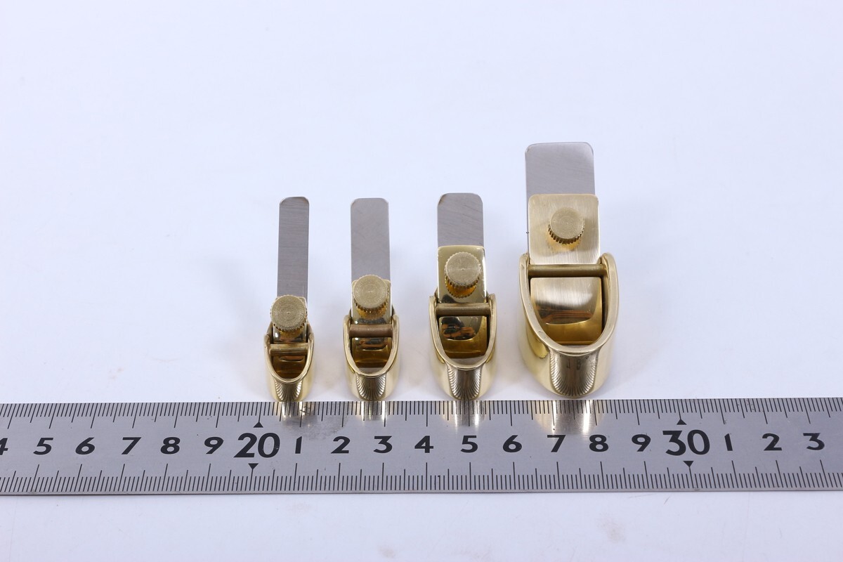 4PCS Violin Maker Planes Tool Luthier Steel Blade Wood Project Curved Bottom