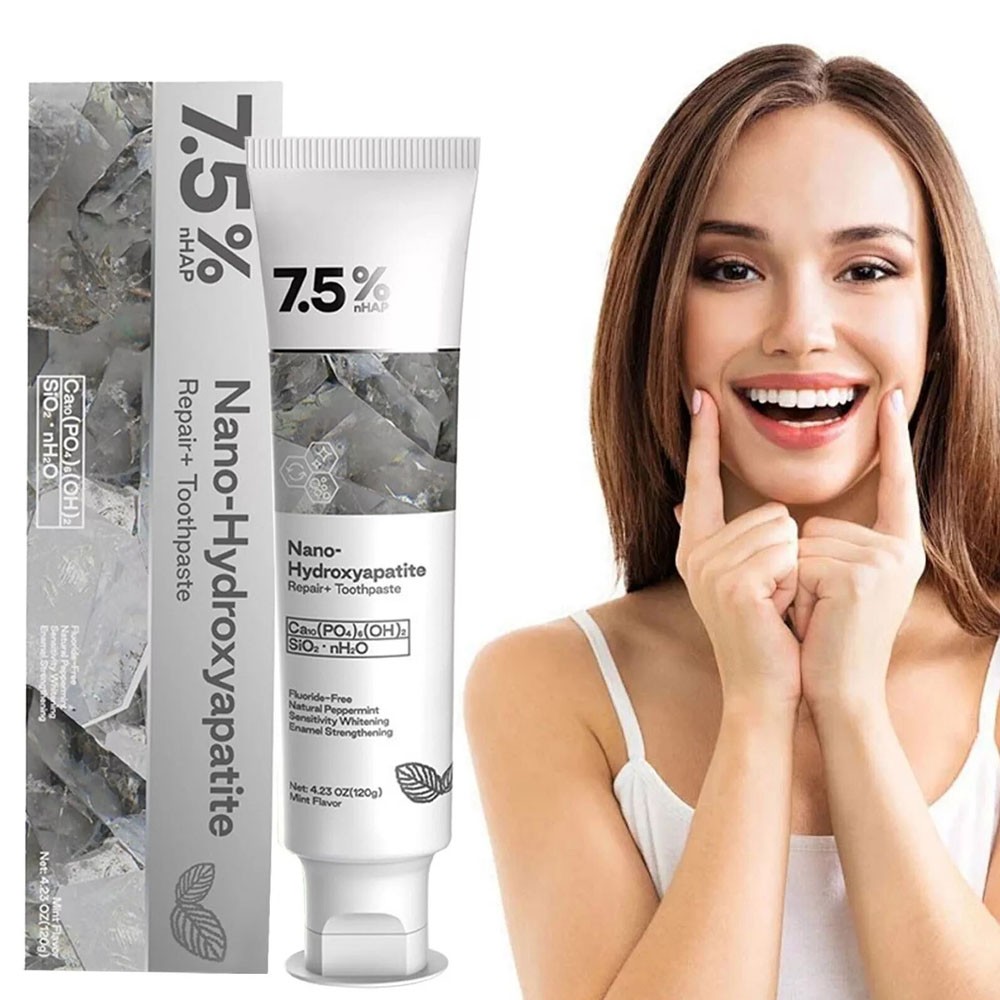 7.5% Hap Nano Hydroxyapatite Toothpaste Remove Deep Clean For Sensitive Teeth US