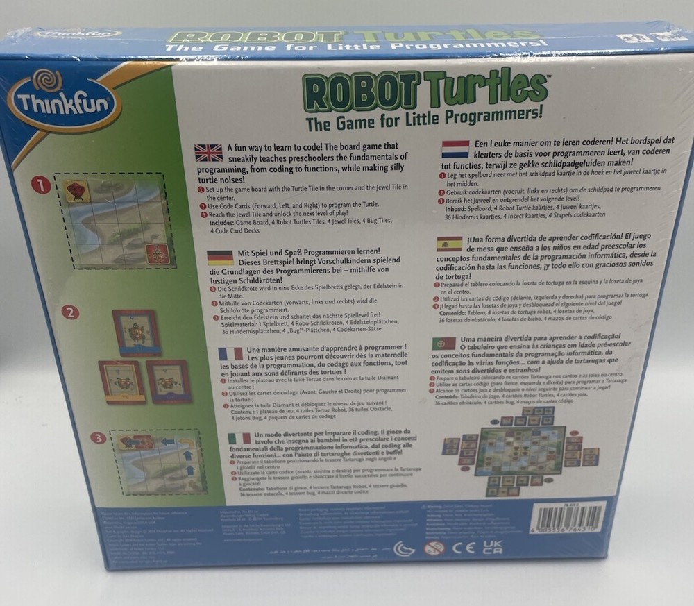 Thinkfun "Robot Turtles": A Game for Little Programmers **NEW SEALED**