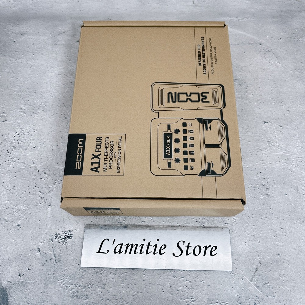 ZOOM A1X FOUR Multi-Effects Processor for Acoustic Processor with pedals JP New