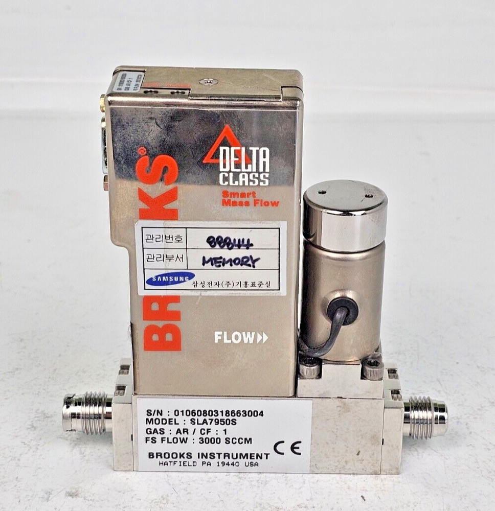 Brooks Instrument mass flow controller MFC SLA7950S AR 1 3000 SCCM