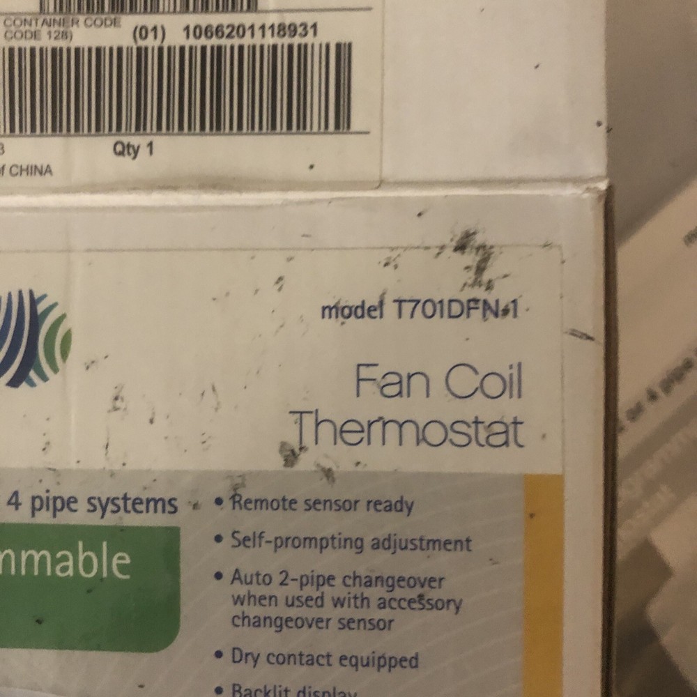 Johnson Controls Non Programmable Thermostat. Model T701DFN-1