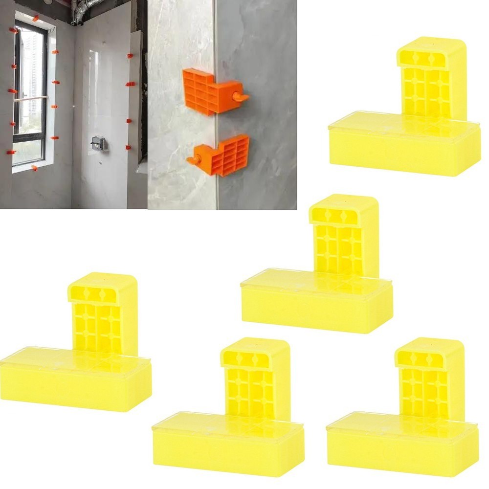 Wall Tile Corner Leveling Clips 5PCS for Precise and Fast Tile Angle Fixing