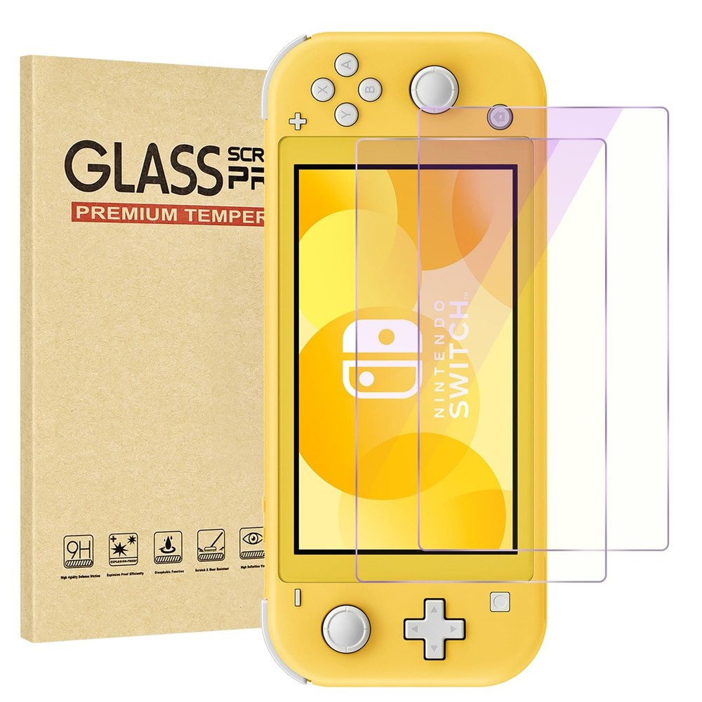 2-Pack Blue Light Blocking Screen Protector for Switch Lite Model 2019 [5.5 I...