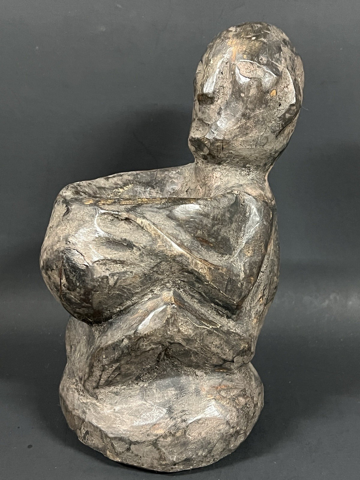 Ifugao Authentic Antique Seated Bulul Statue Circa 1900 Luzon Philippines