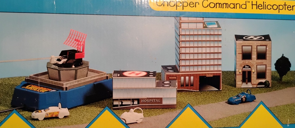 KOOL TOYZ Chopper Command Helicopter Set, Unused Open Box from 2000
