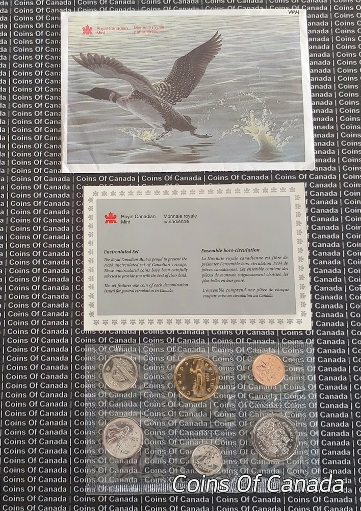 1994 Canada Prooflike 6 Coin Original Set Multiple Sets Available #coinsofcanada