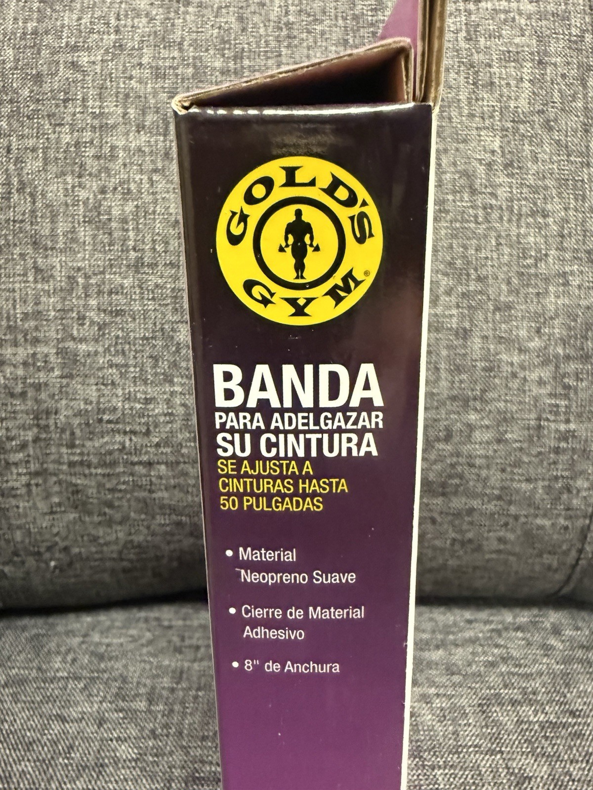 Golds Gym Waist Trimmer Belt Workout Belt 8" Wide Fits up to 50" Waist Neoprene