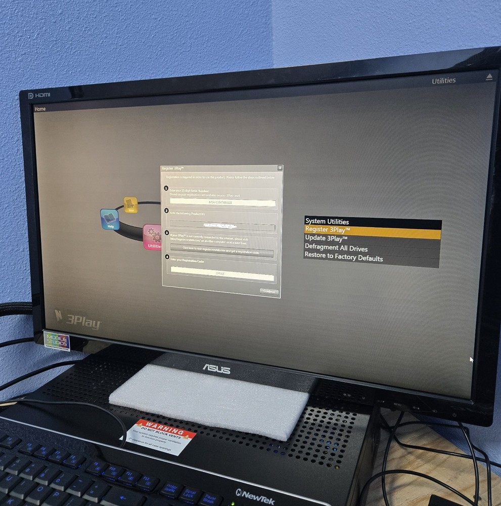 NewTek 3Play 3PXD425 with Control Surface Unit (INV02-BINZ001B)