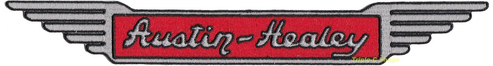 Austin Healey 10" large jacket back size embroidered patch