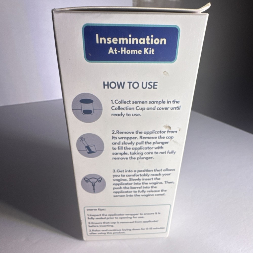 Insemination Kit Comfortable Safe Sterile Semen Collection Cup Applicator