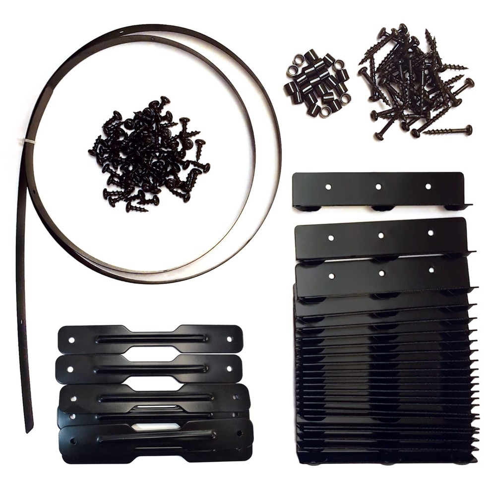 Deck Sunblind System 11060, Louvers Bracket Shutter Hardware Kit, Up to 11 Bo...