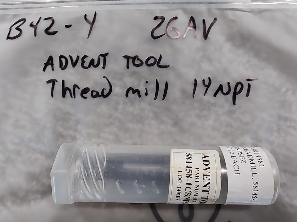 ADVENT thread mill 581458 -1CSNPSF 14NPS PITCH
