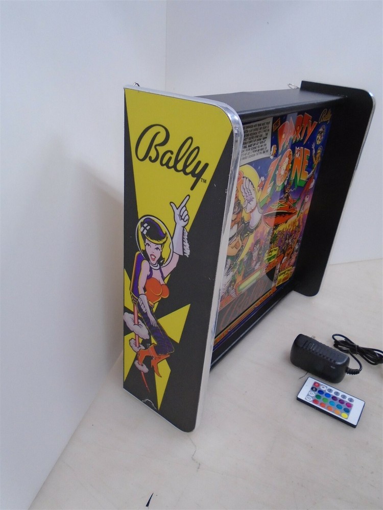 Bally Party Zone Pinball Head LED Display light box