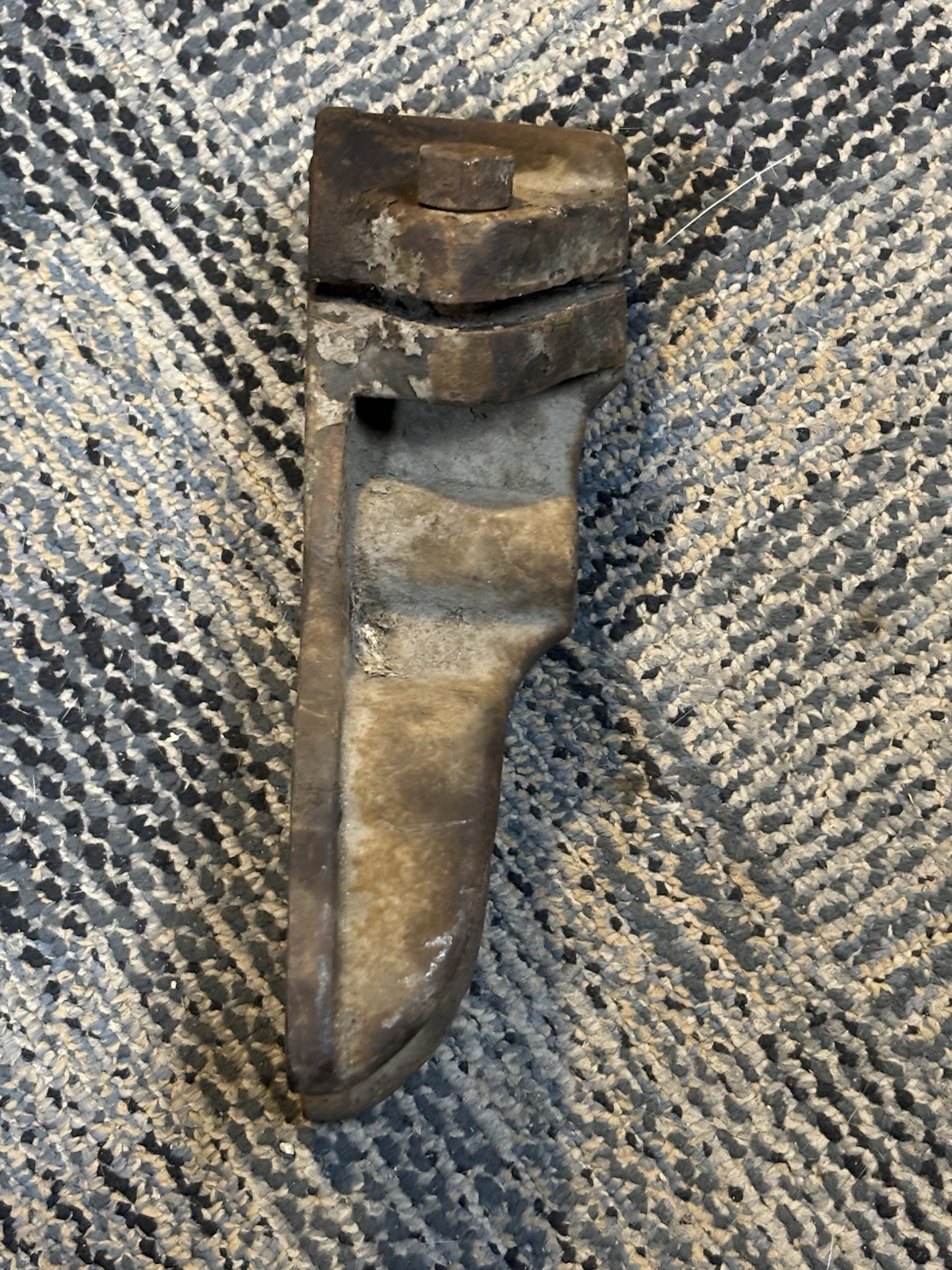 Vintage Canedy Otto No 10 1/2 Blacksmith Post Drill Table Support 1 1/4 shaft