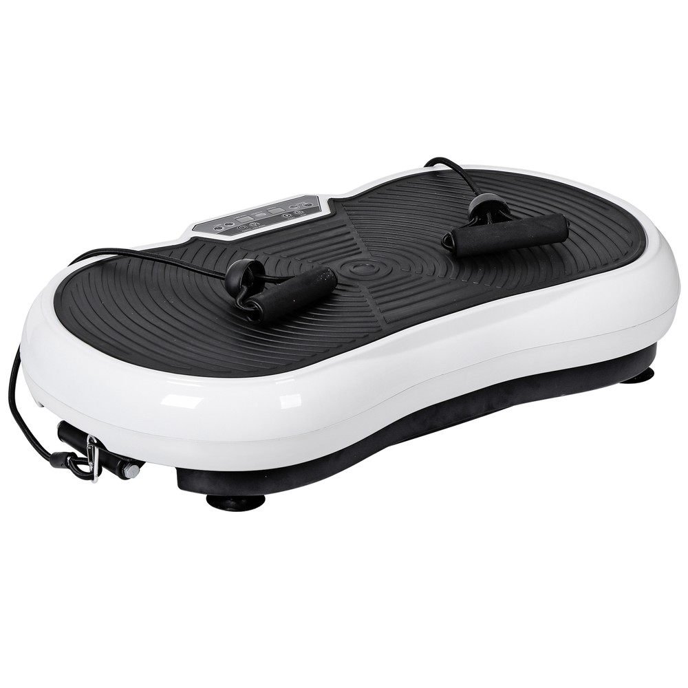 Whole Body Vibration Platform Exercise Machine White Vibration Plate with Remote