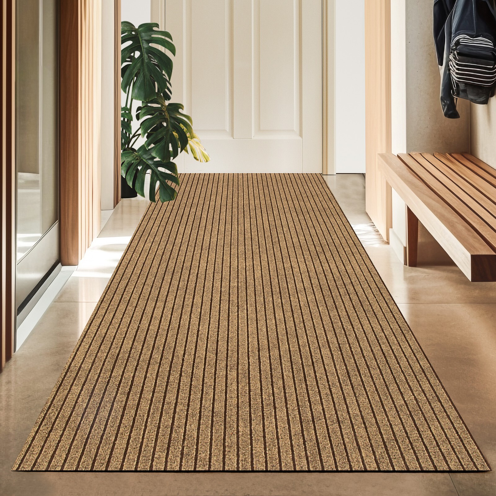 Runner Rug 2 x 6, 3 x 10 ft Hallway Non Slip Rubber Rugs for Kitchen Carpet