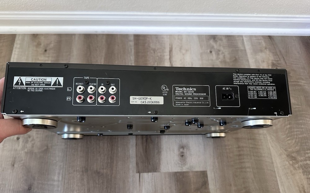 Technics SH-GE90 Digital Sound Processor – Vintage Graphic Equalizer / DSP