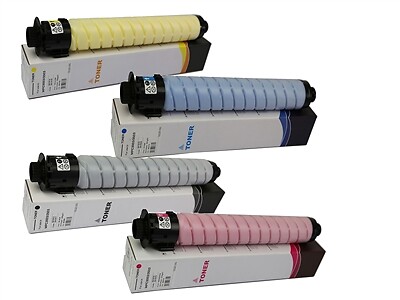 Compatible for 841813 Savin Toner Set, B/C/M/Y