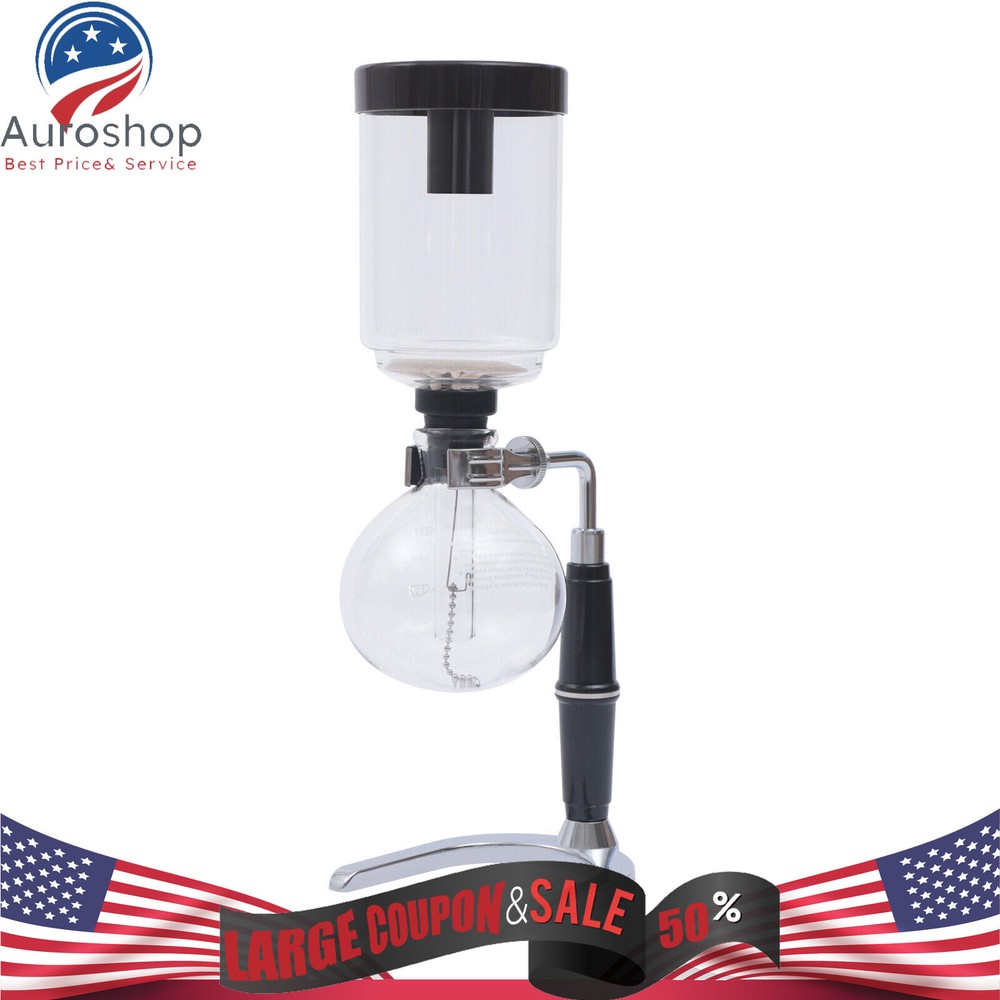 3 Cups Capacity Coffee Syphon Tabletop Siphon Coffee Maker Coffee Syphon Making