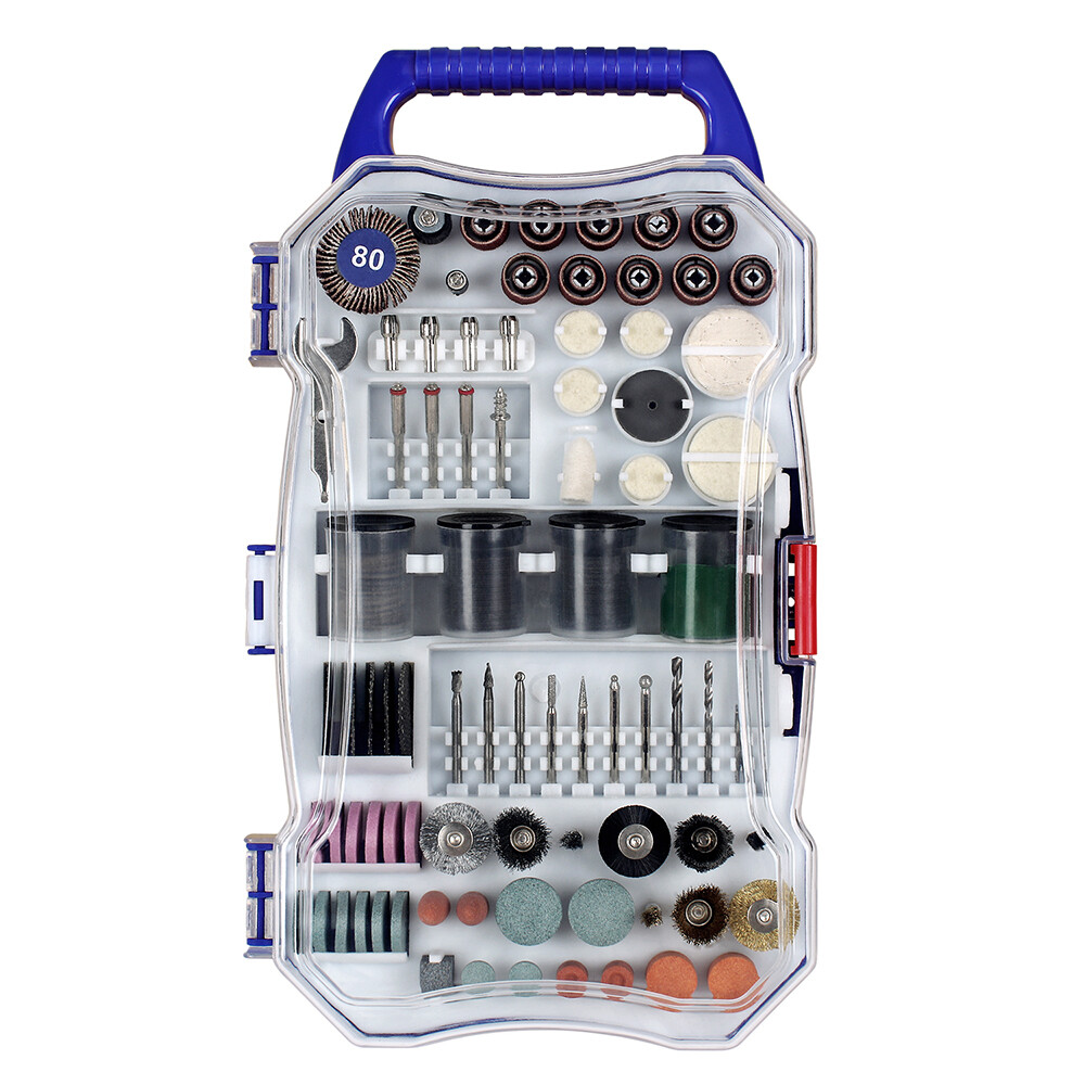 WORKPRO 208PC Rotary Tool Dremel Accessory Kit Grinding Sanding Polishing Set US
